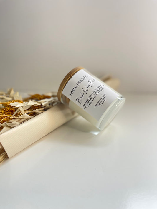 Birch Wood Pine Candle